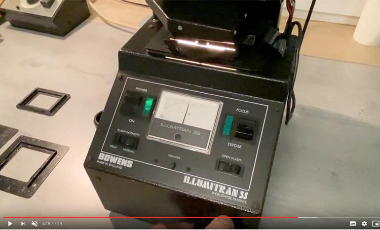 Der Bowens Illumitran eignet sich gut zur Digitalisierung von analogem Filmmaterial. Der Bowens Illumitran eignet sich gut zur Digitalisierung von analogem Filmmaterial.