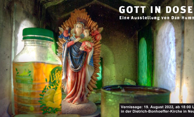 Ausstellung Gott in Dosen - Dietrich-Bonhoeffer-Kirche Neuss