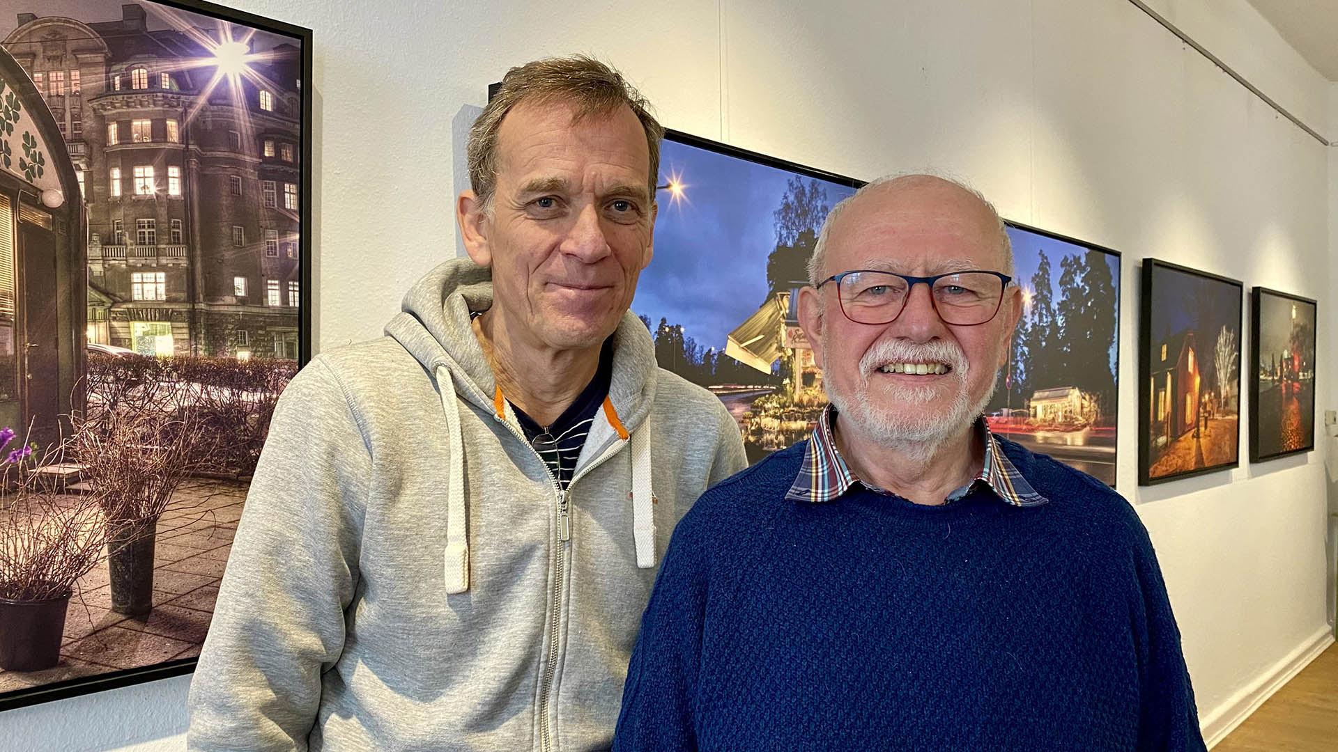 Dan Hummel und Hans Metternich im alten Rathaus, Oberwinter