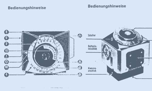 TTL-Belichtungsmessung mit der Edixa Reflex - Schacht Travemat CDS-Meßsucher Bedienungsanleitung, Manual