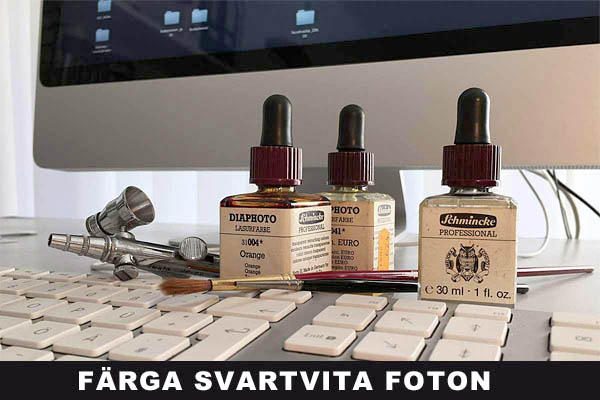 Teknik - färga svartvita foton