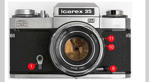 Icarex Review: Analoge Spiegelreflexkamera für Kleinbildfilm