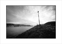 Photo print motif "Bank" - from the photo series "Rhine Romanticism" by Dan Hummel 50x70 cm